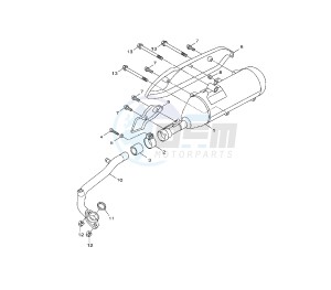 HW XENTER 125 drawing EXHAUST