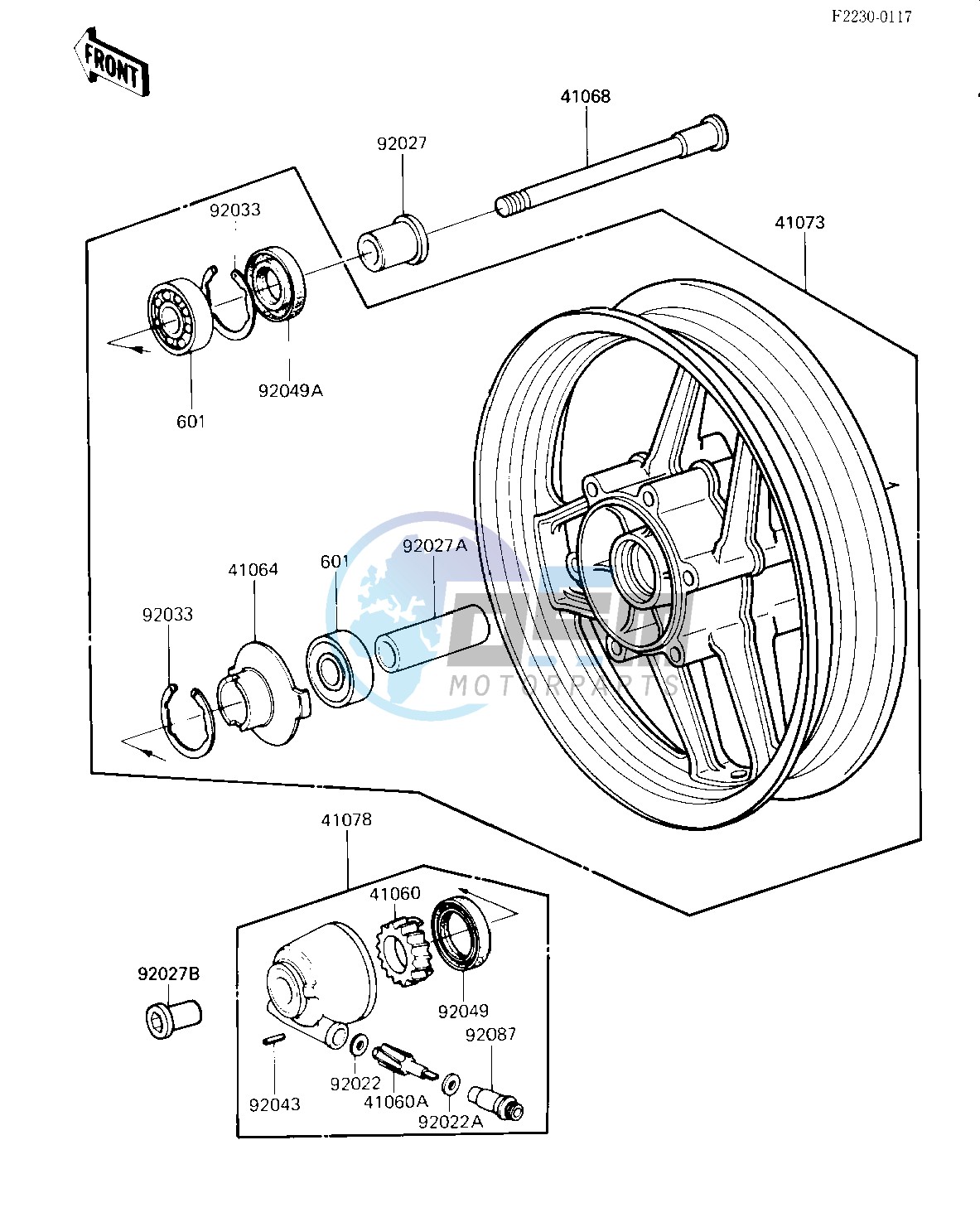 FRONT WHEEL_HUB