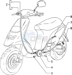 Typhoon 50 XR drawing Throttle Transmission