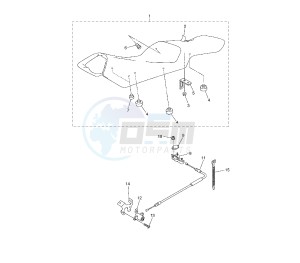 FZ6 FAZER S2 ABS 600 drawing SEAT