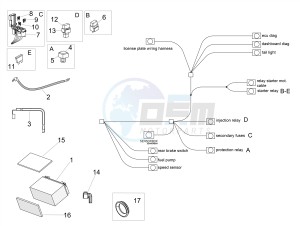 TUONO 1100 V4 FACTORY E4 SUPERPOLE ABS (APAC) drawing Electrical system II