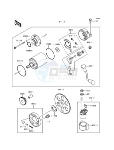 ZX 600 E [NINJA ZX-6] (E1-E3) [NINJA ZX-6] drawing STARTER MOTOR