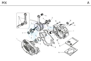 MX F.D. 50 drawing ENGINE TAV_A