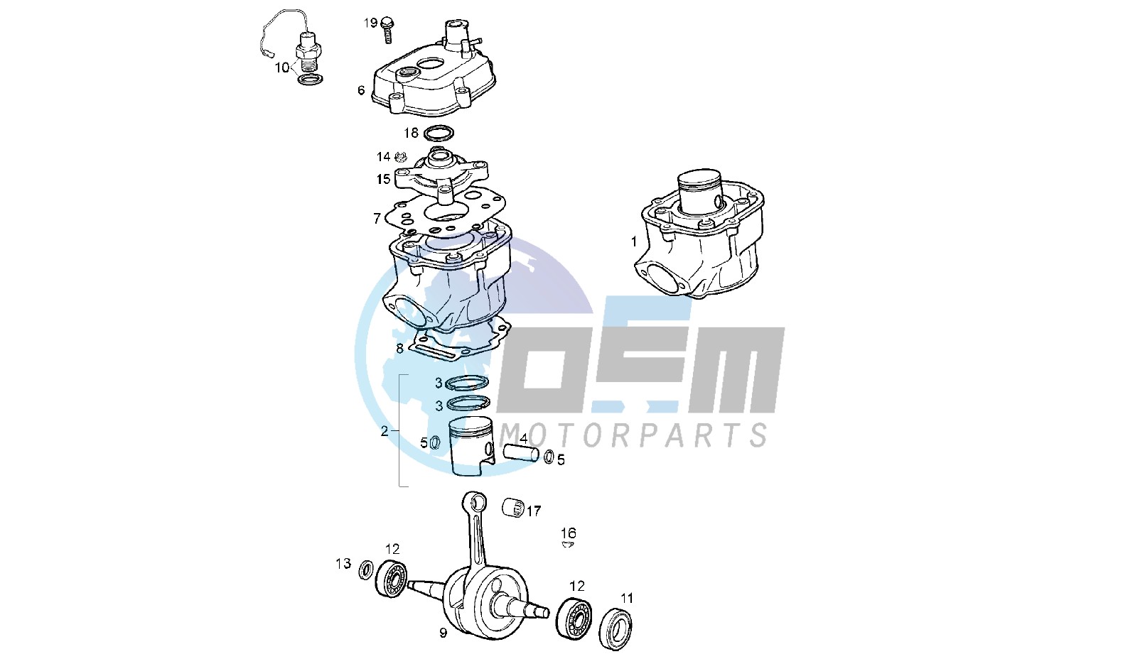 CRANKSHAFT - CYLINDER