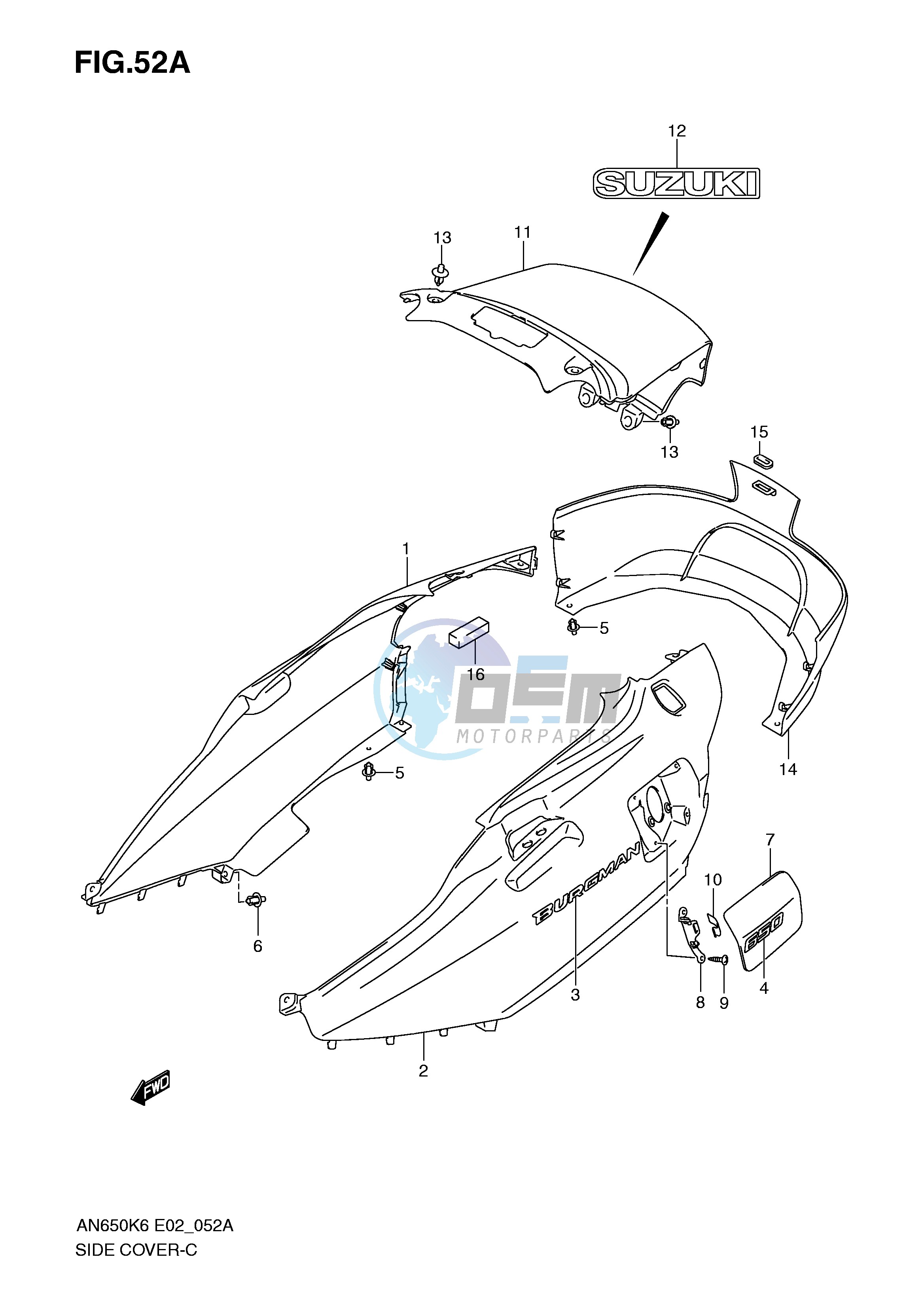 SIDE COVER (AN650K8)