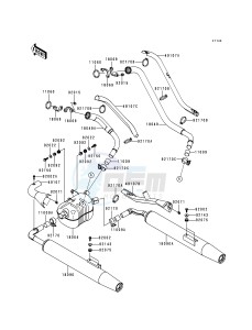 VN 1500 L [VULCAN 1500 NOMAD FI] (L1) [VULCAN 1500 NOMAD FI] drawing MUFFLER-- S- -