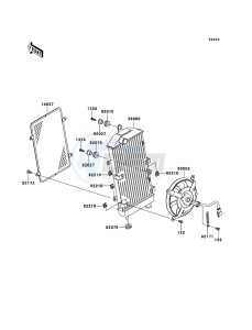 VN900 CLASSIC VN900BEFA GB XX (EU ME A(FRICA) drawing Radiator