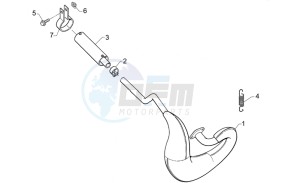 Mini RX 50 Challenge drawing Exhaust unit