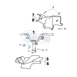 LUDIX 12 RL2 drawing HANDLEBAR