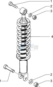 Surfer 50 drawing Rear suspension