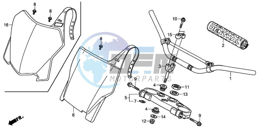 HANDLE PIPE/TOP BRIDGE