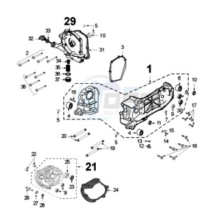 VCLIC BAEV drawing CRANKCASE