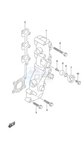 DF 30A drawing Exhaust Manifold