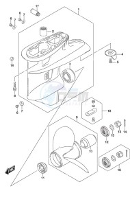 DF 60A drawing Gear Case