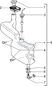 Skipper 150 my98 drawing Oil tank