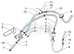 Granturismo 200 L drawing Fuel pump