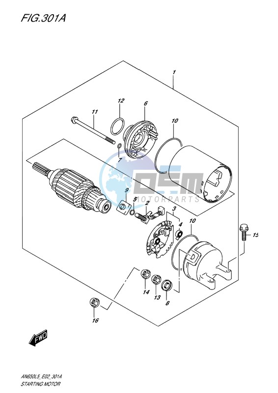 STARTING MOTOR