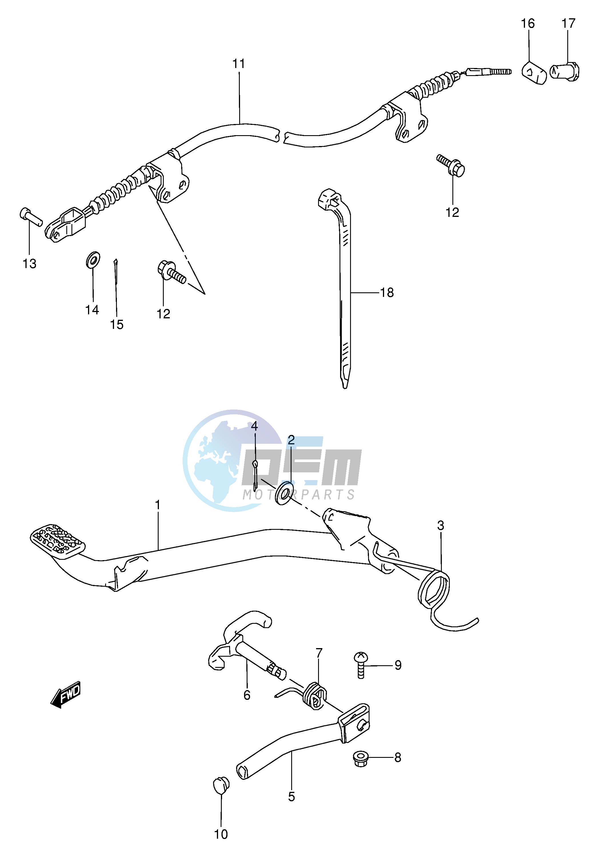 BRAKE PEDAL