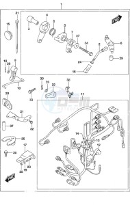 DF 25A drawing Remote Control Parts