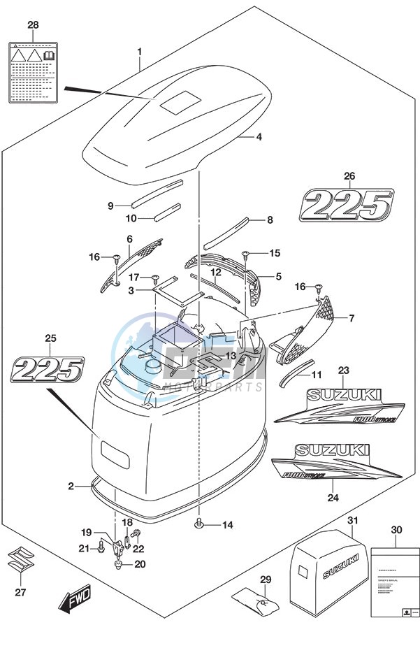 Engine Cover (Black)