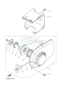 ET650 63 (7CD3) drawing AIR SHROUD & STARTER