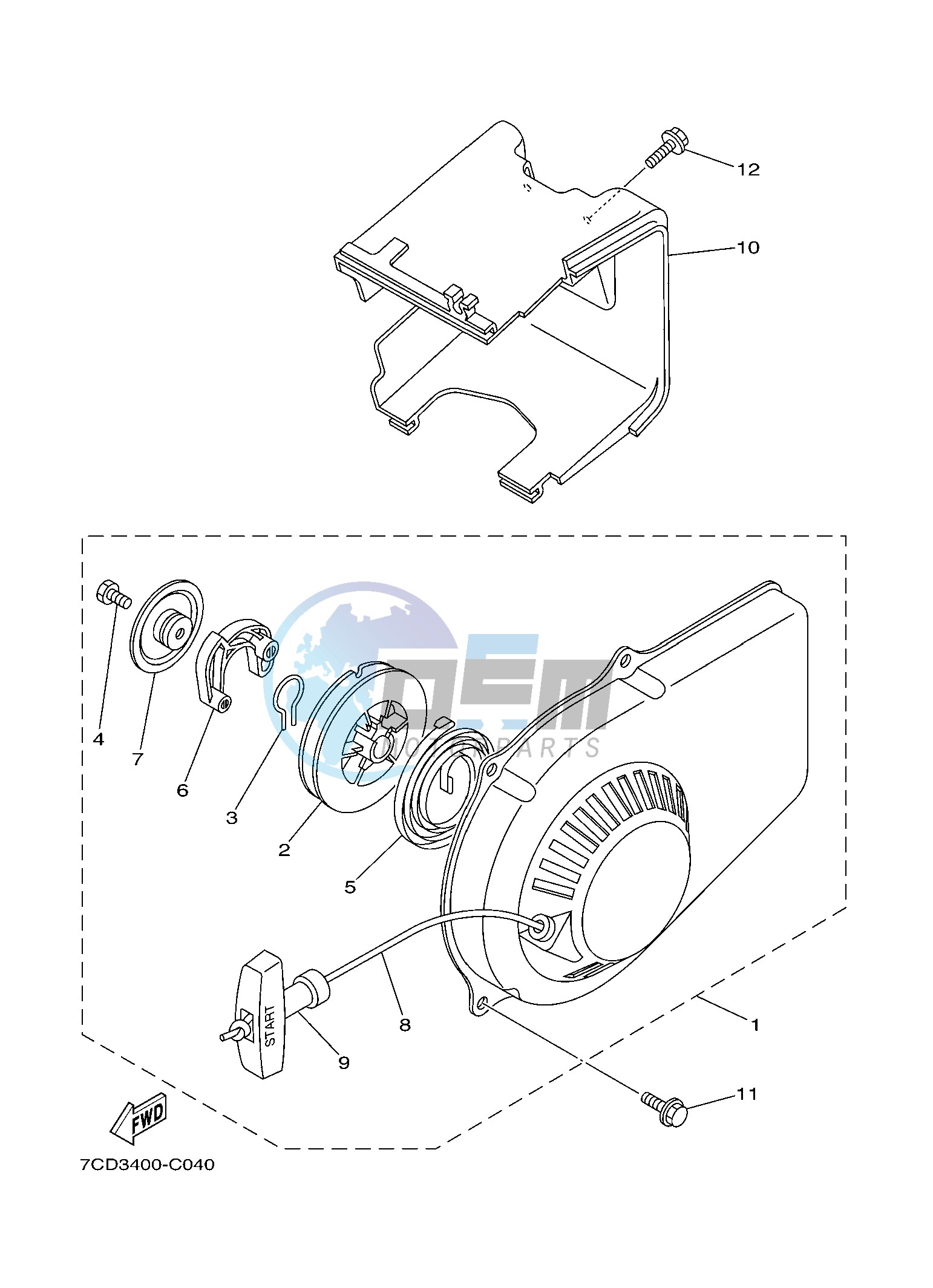 AIR SHROUD & STARTER