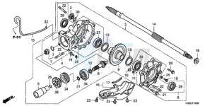 TRX500FAA Australia - (U) drawing FINAL DRIVEN GEAR