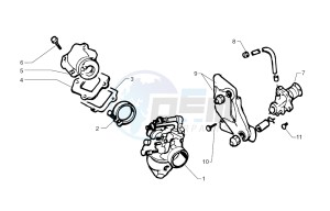 Ark LC Silver-Blue 50 drawing Oil pump - Carburettor