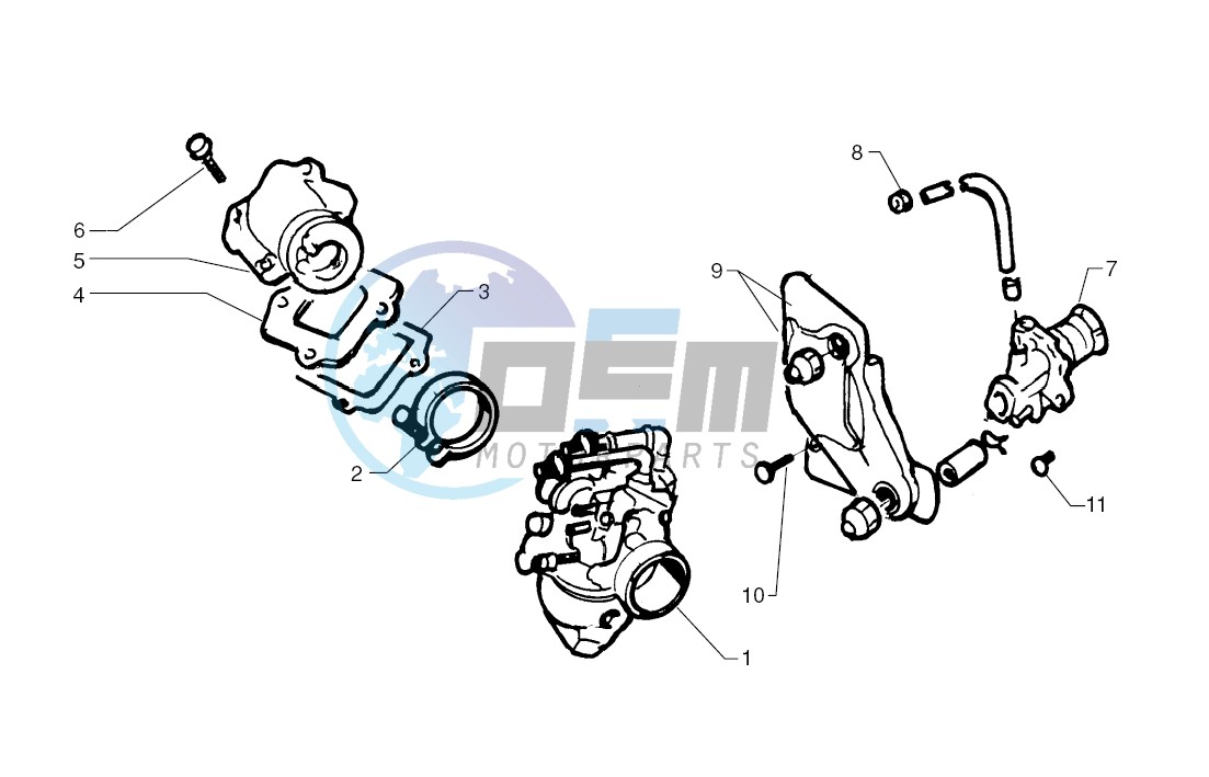 Oil pump - Carburettor