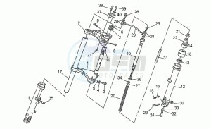 V 65 650 Polizia - PA NuovoTipo Polizia/PA NuovoTipo drawing Front fork 38mm