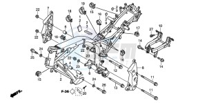 CBF1000S drawing FRAME BODY