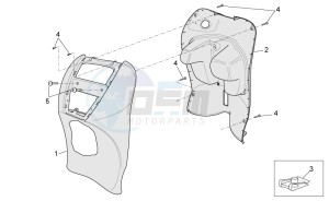 Scarabeo 50 4T 4V drawing Front body III