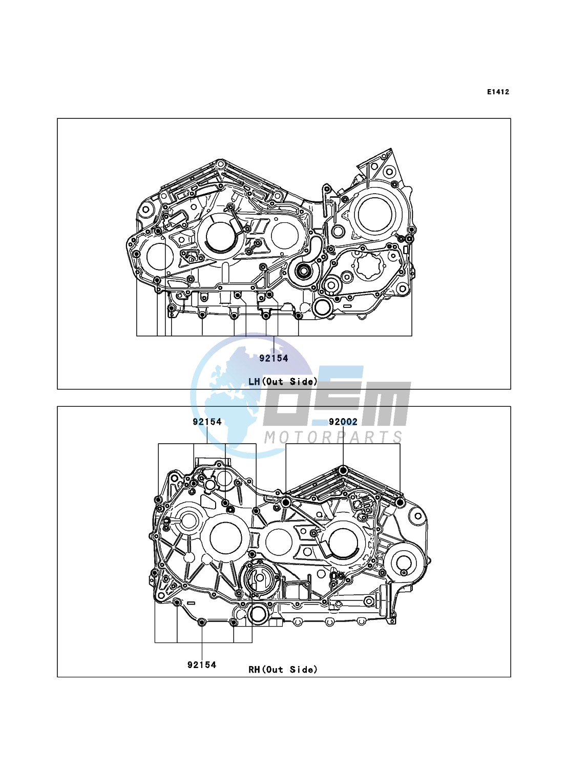 Crankcase Bolt Pattern