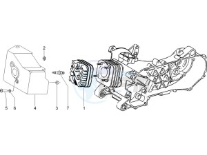 Liberty 50 2t moc drawing Cylinder head cover