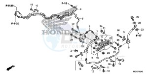 VFR1200XDD CrossTourer - VFR1200X Dual Clutch 2ED - (2ED) drawing BRAKE HOSE