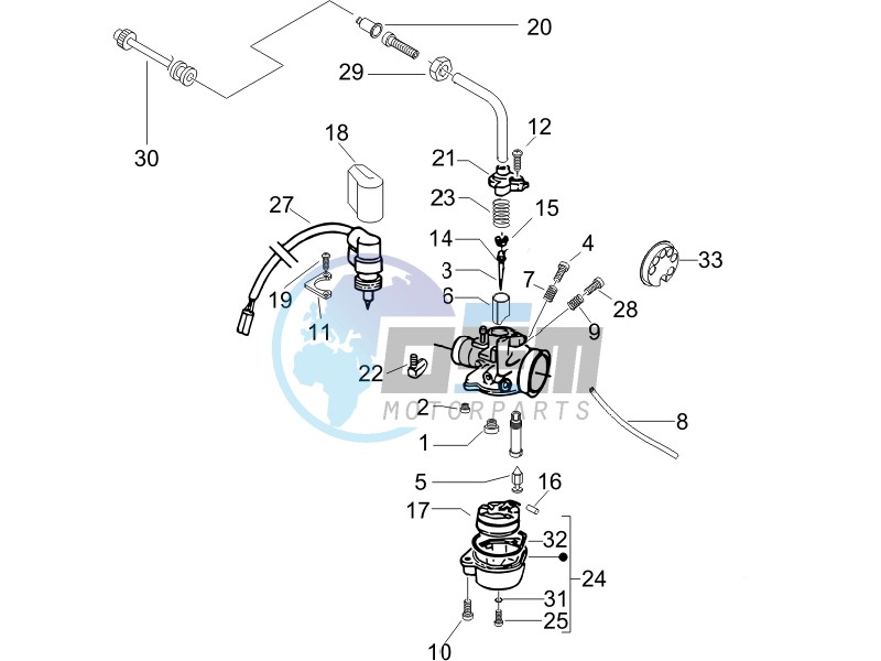 Carburetors components