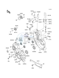 KAF620 G MULE 3000 (G1-G5) MULE 3000 drawing GEAR BOX