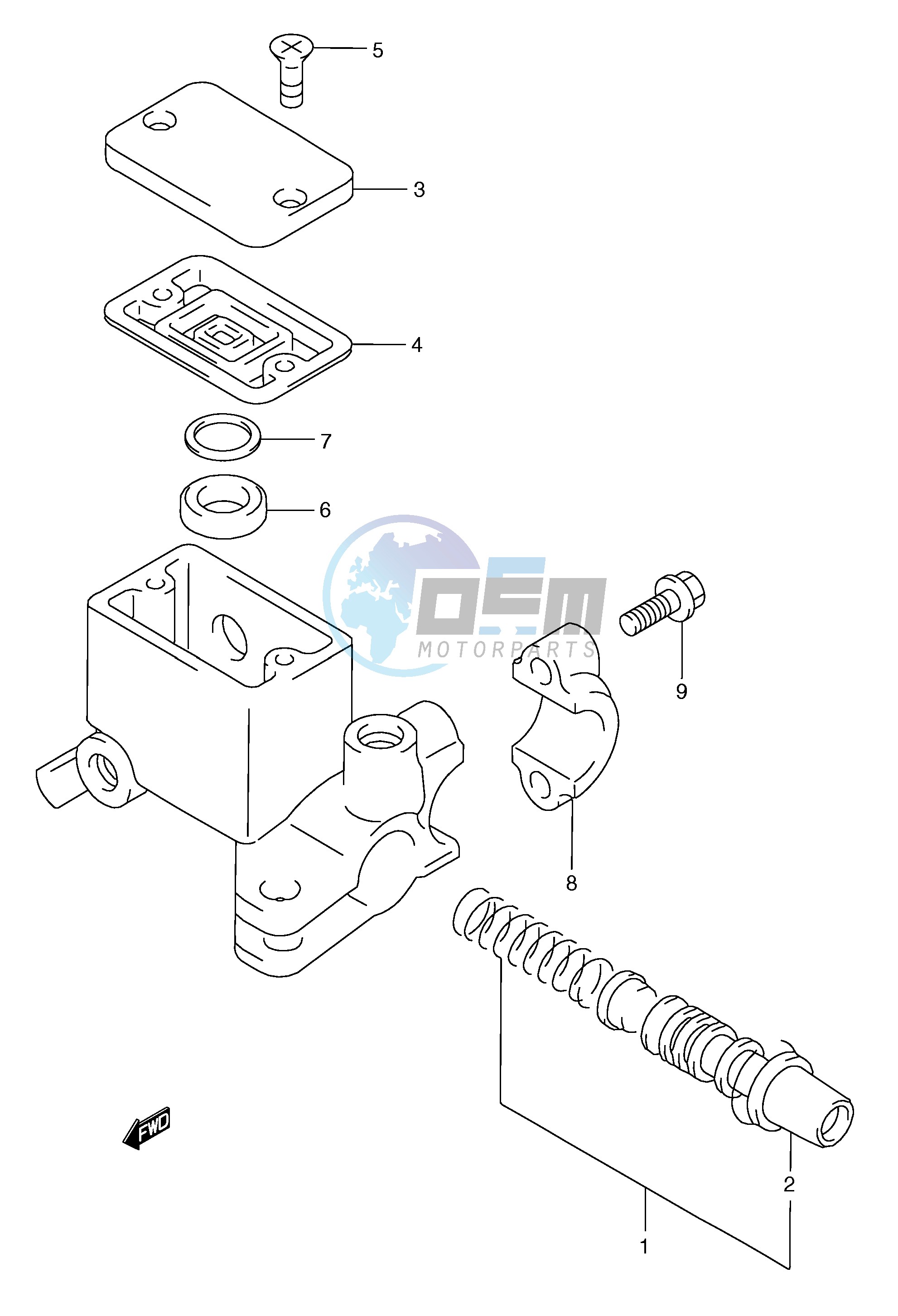 REAR MASTER CYLINDER