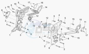 Griso V 850 IE IE drawing Foot rests II