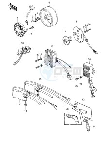 KZ 1000 D [Z1R] (D3) [Z1R] drawing IGNITION_GENERATOR_REGULATOR -- 80 D3- -