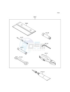 KLX150L KLX150EEF XX (EU ME A(FRICA) drawing Owner's Tools