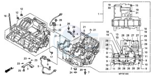 CB1300A9 Europe Direct - (ED / ABS MME TWO) drawing CRANKCASE