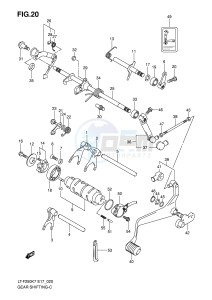 LT-F250 (E17) drawing GEAR SHIFTING (E4)