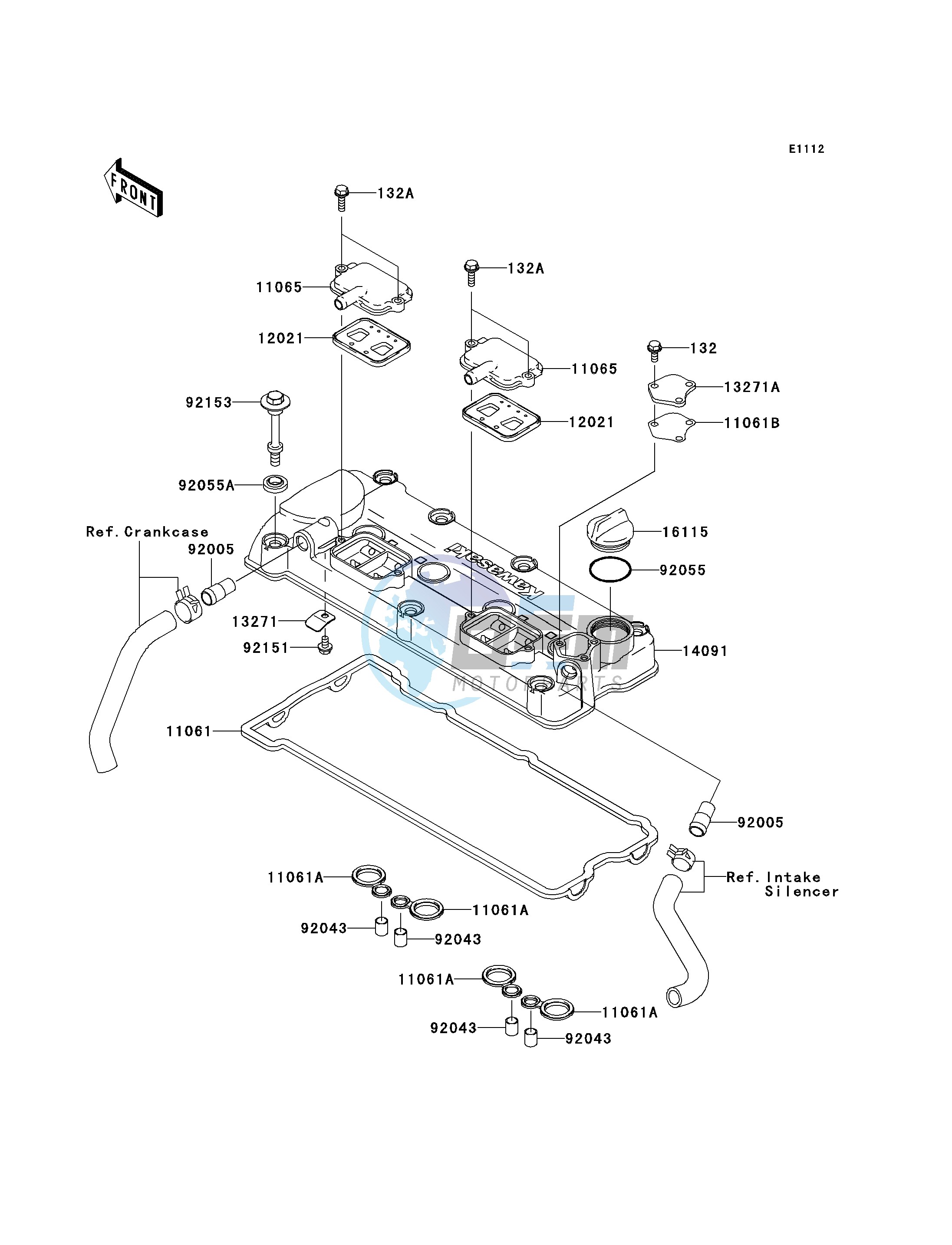 CYLINDER HEAD COVER-- A6F - A8F- -