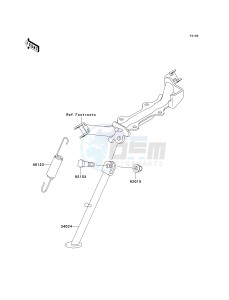 KLX 110 A (KLX110 MONSTER ENERGY) (A6F-A9FA) A7F drawing STAND-- S- -