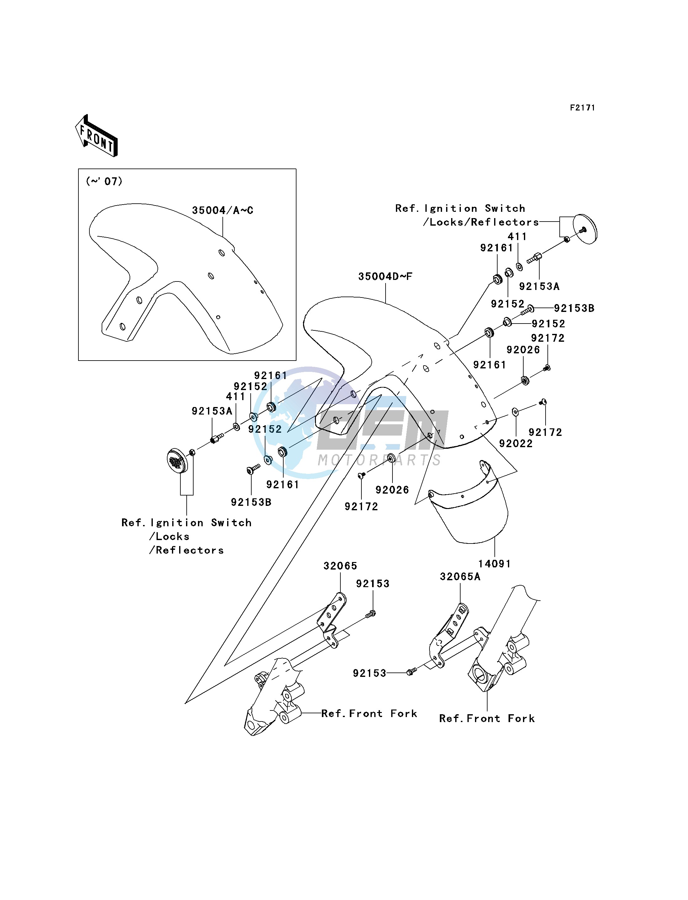 FRONT FENDER-- S- -