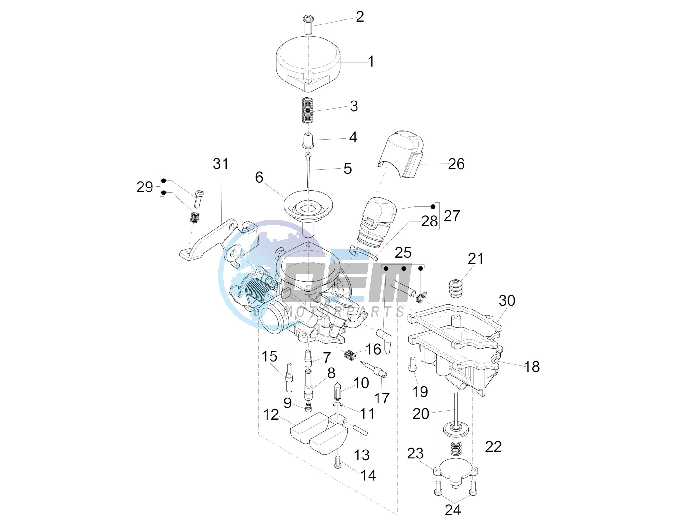 Carburetor's components