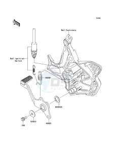 VERSYS KLE650B8F GB XX (EU ME A(FRICA) drawing Brake Pedal