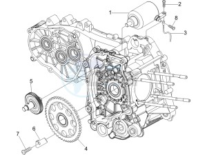 GT 250 ie 60 deg (Euro 3) drawing Starter - Electric starter