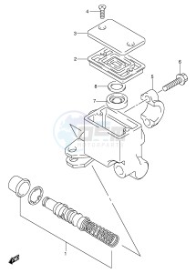 LT-Z400 (E3-E28) drawing FRONT MASTER CYLINDER